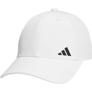 Women's White Backless Ponytail Black Adjustable Elastic Classic Baseball Cap